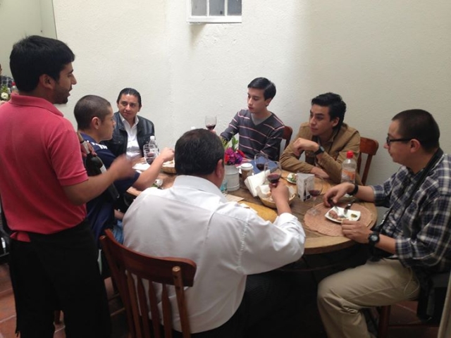 Visitantes en la Roma